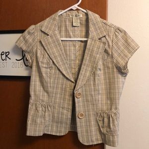 Cropped Blazer Size Medium